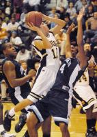 Berea's  () sacks Southside's  () Friday, September 14, 2012 at Woodmont..