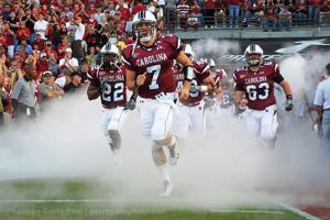 The Wofford Terriers played the USC Gamecock's in Columbia, Saturday, Sept. 20, 2008.